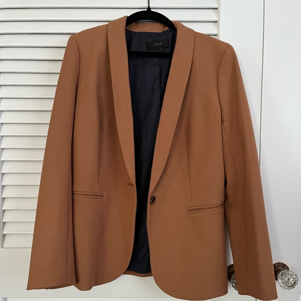 J. crew wool blend blazer size 8